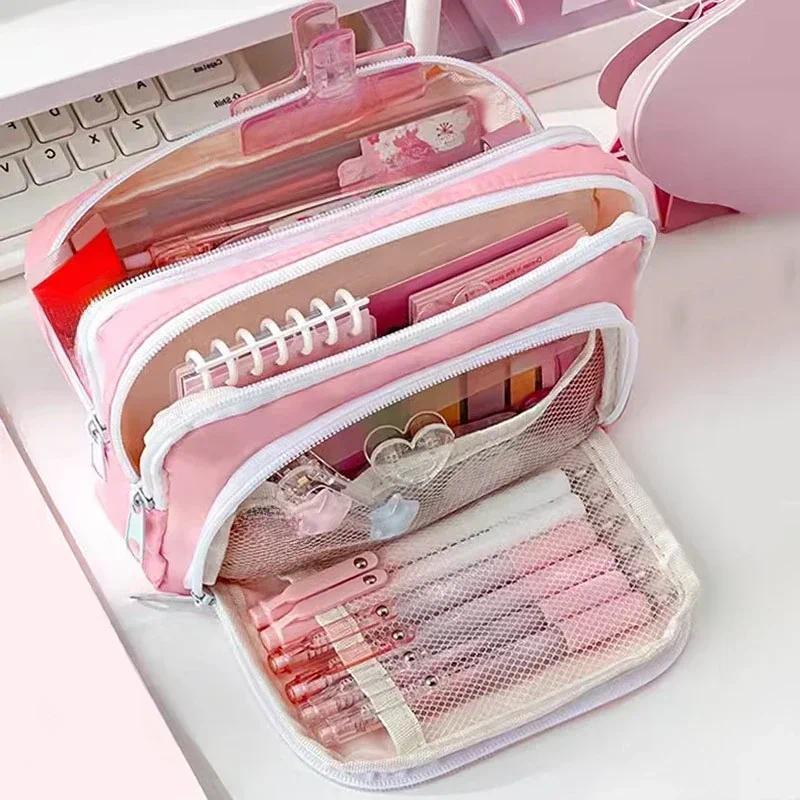 Портативный пенал большой вмес – обзор и цена Aesthetic Large Pencil Case Pouch