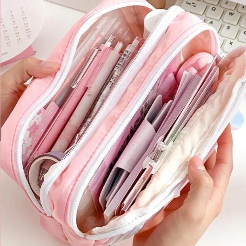 Портативный пенал большой вмес – обзор и цена Aesthetic Large Pencil Case Pouch