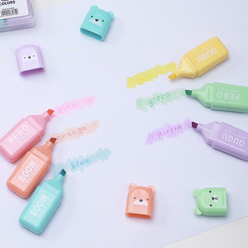 Набор маркеров-выделителей Kaw – обзор и цена Pastel Highlighter Set Double Ended