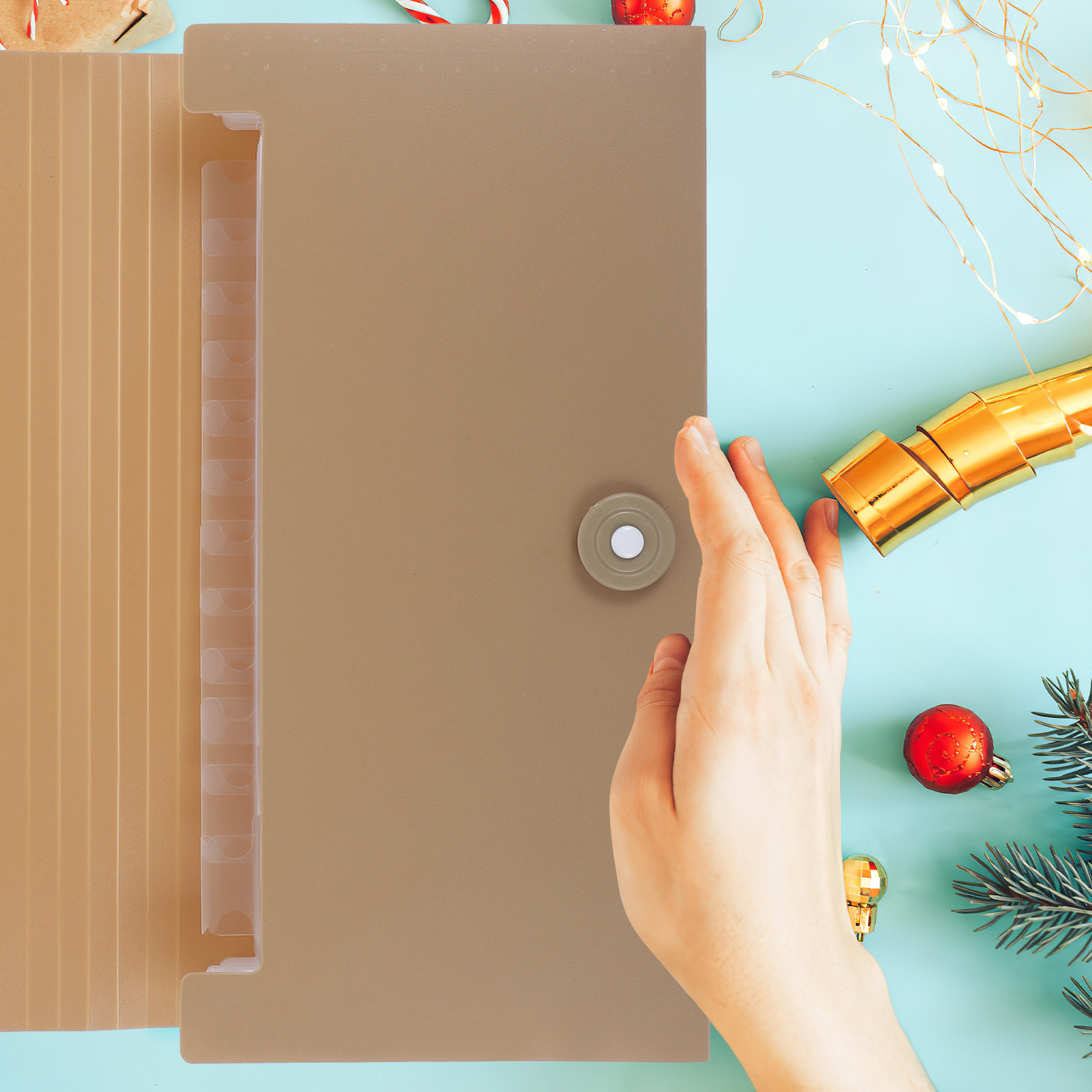 Папка-органайзер с 13 карманам – обзор и цена Expandable Accordion File Folder 13 Pockets